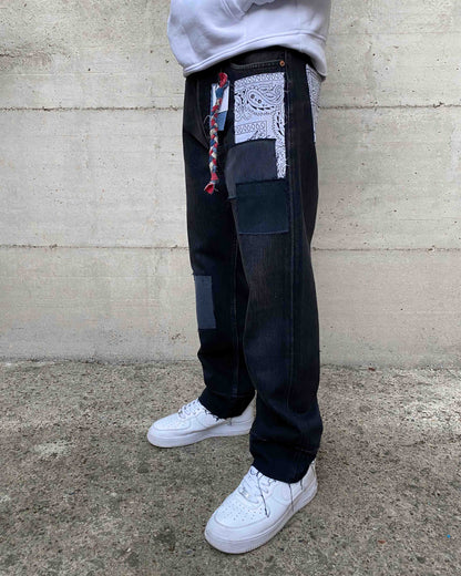 BANDANA PATCHED JEANS V1 (B2B)