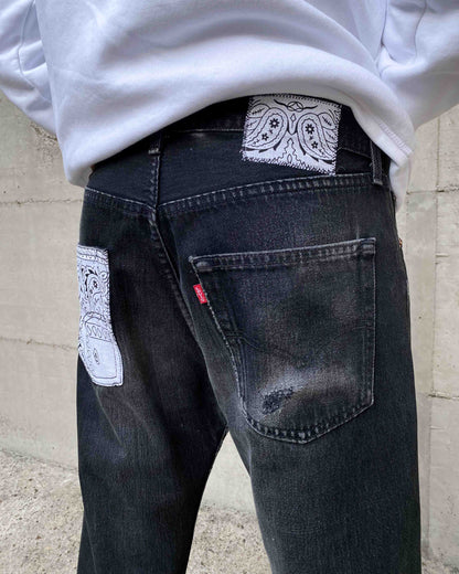 BANDANA PATCHED JEANS V1