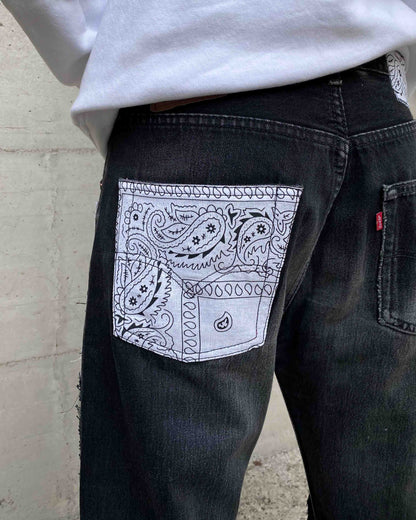 BANDANA PATCHED JEANS V1