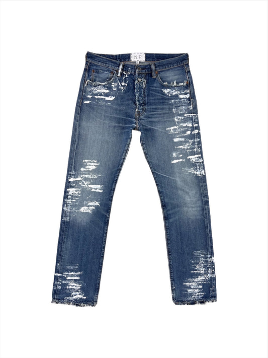 PAINTSTROIED JEANS V1