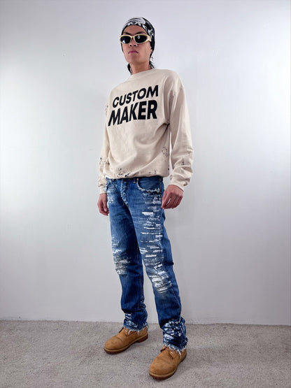 PAINTSTROIED JEANS V3