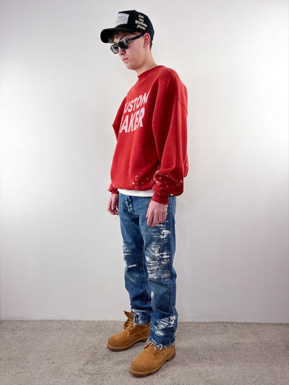 PAINTSTROIED JEANS V4