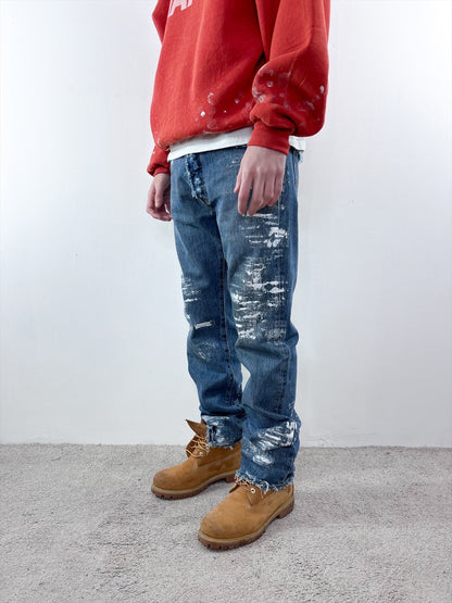 PAINTSTROIED JEANS V4