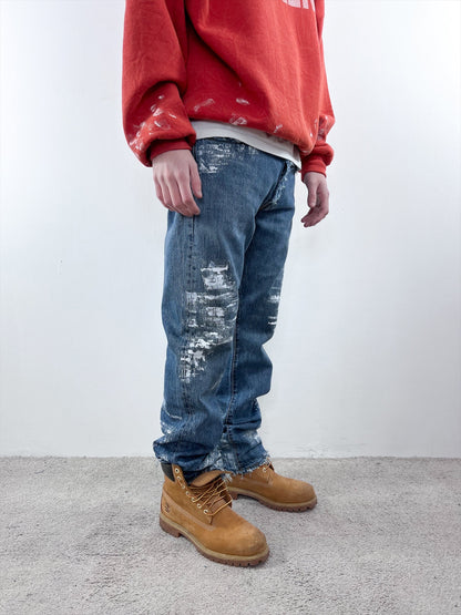 PAINTSTROIED JEANS V4