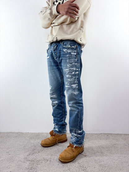 PAINTSTROIED JEANS V1