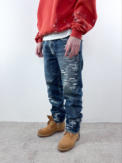 PAINTSTROIED JEANS V5