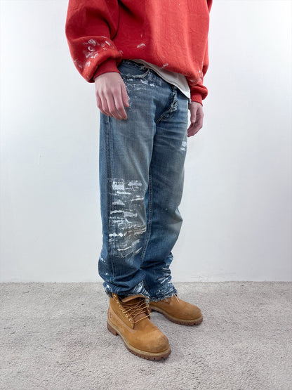 PAINTSTROIED JEANS V6