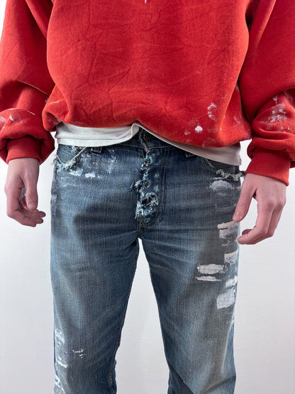 PAINTSTROIED JEANS V6