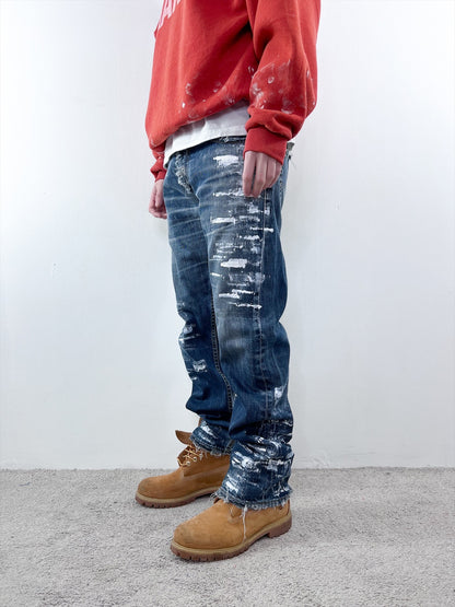 PAINTSTROIED JEANS V7