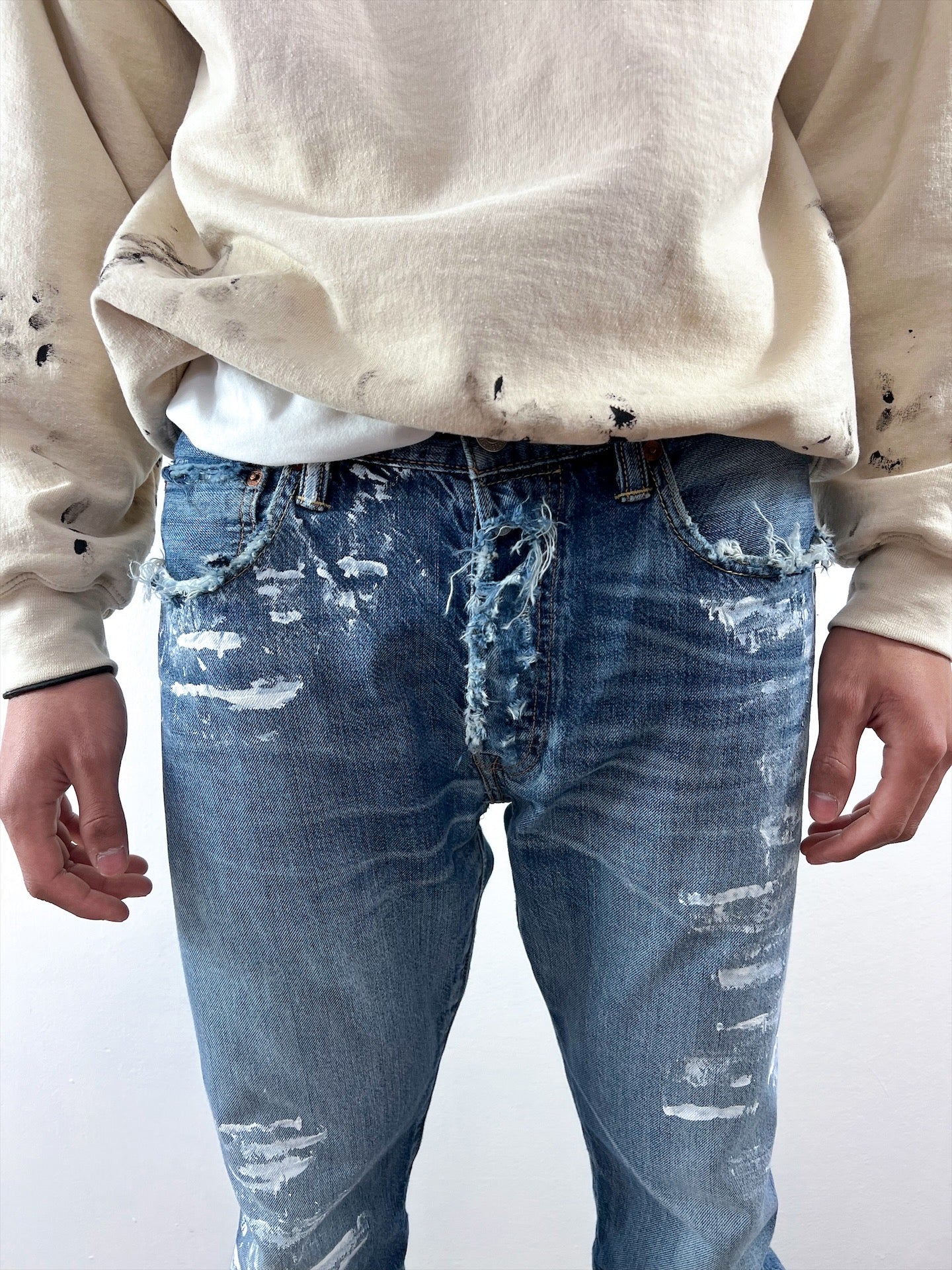 PAINTSTROIED JEANS V1