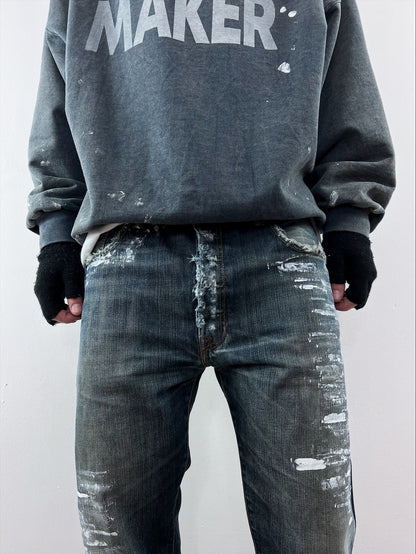 PAINTSTROIED JEANS V9