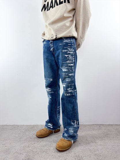 PAINTSTROIED JEANS V2