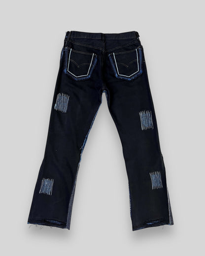 BLACK FLARED JEANS V1