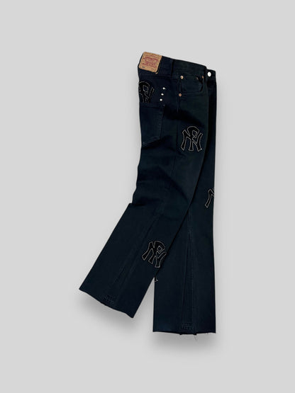 NPNY FLARED BLACK JEANS