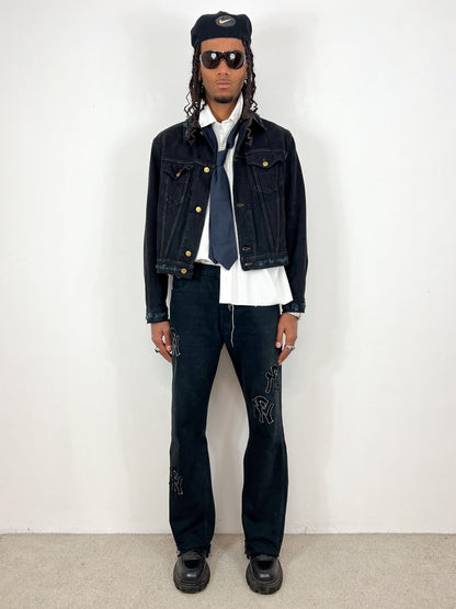 NPNY FLARED BLACK JEANS