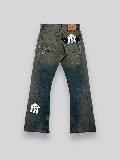 NPNY FLARED TEA JEANS