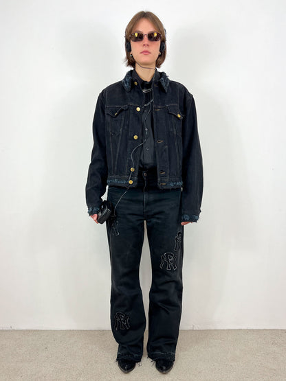 NPNY FLARED BLACK JEANS