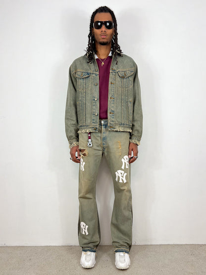 NPNY FLARED TEA JEANS