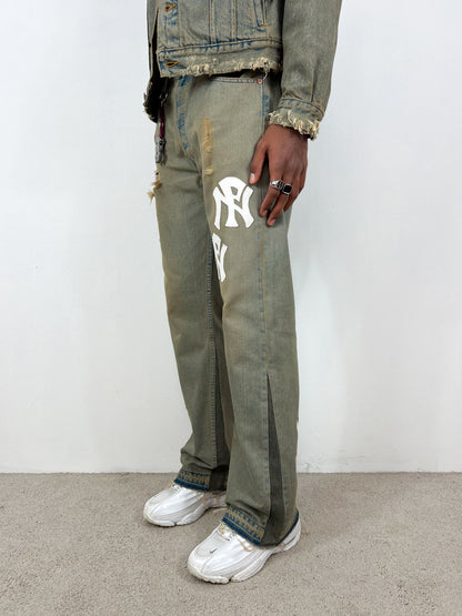 NPNY FLARED TEA JEANS