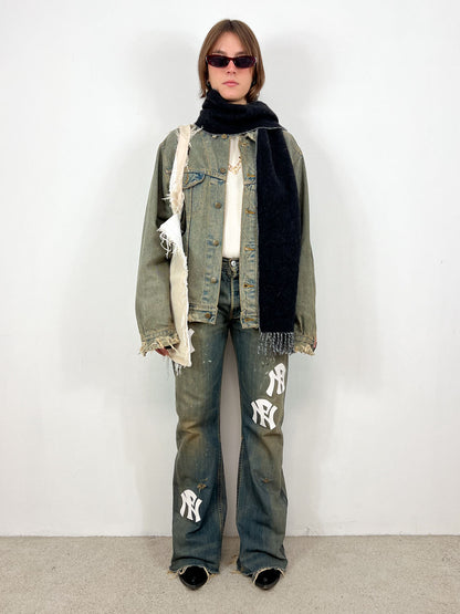 NPNY FLARED TEA JEANS