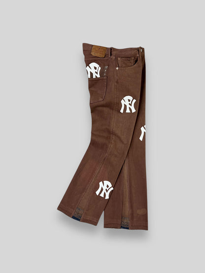 NPNY FLARED COFFEE JEANS