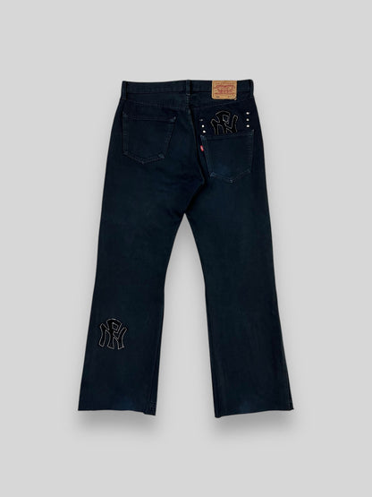 NPNY FLARED BLACK JEANS