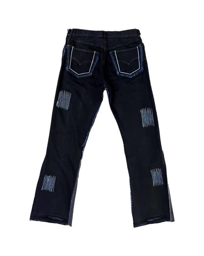 BLACK FLARED JEANS V1 (B2B)