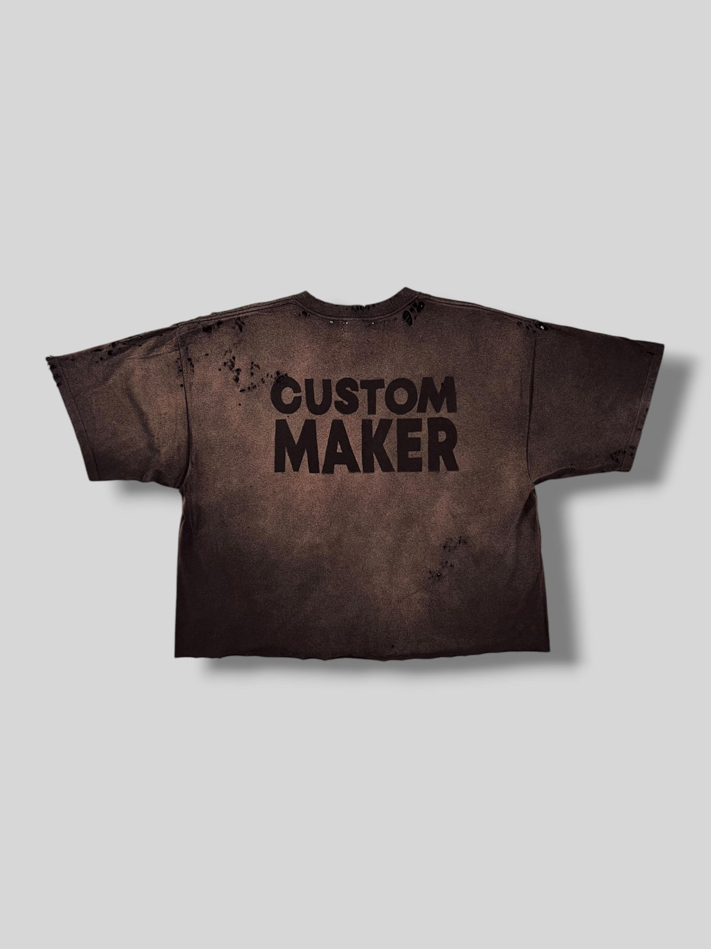 CM FADED CHOCO TEE - Nicolò Puccini