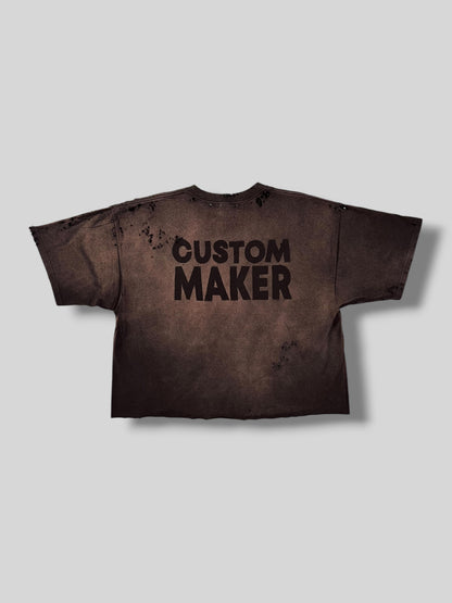 CM FADED CHOCO TEE - Nicolò Puccini