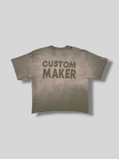 CM FADED OLIVE TEE - Nicolò Puccini