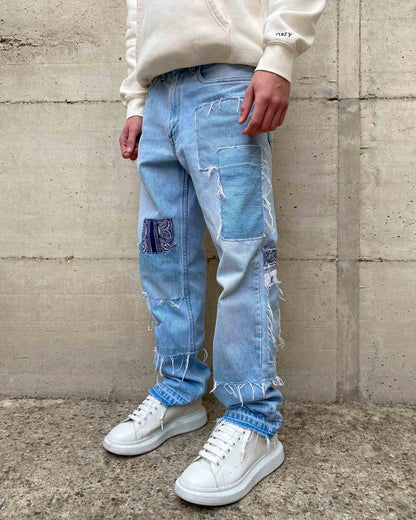 BANDANA PATCHED JEANS V2