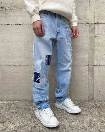 BANDANA PATCHED JEANS V2