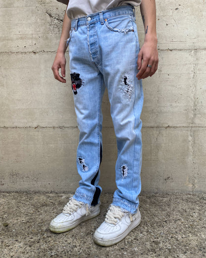 FLARED PANT. JEANS - Nicolò Puccini