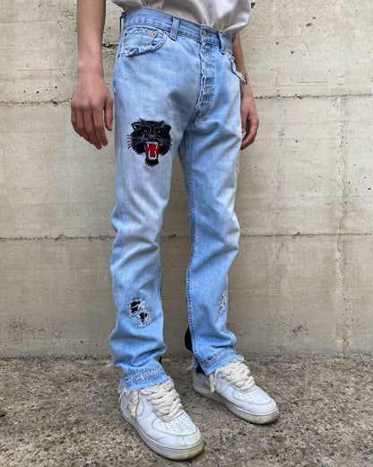 FLARED PANT. JEANS - Nicolò Puccini