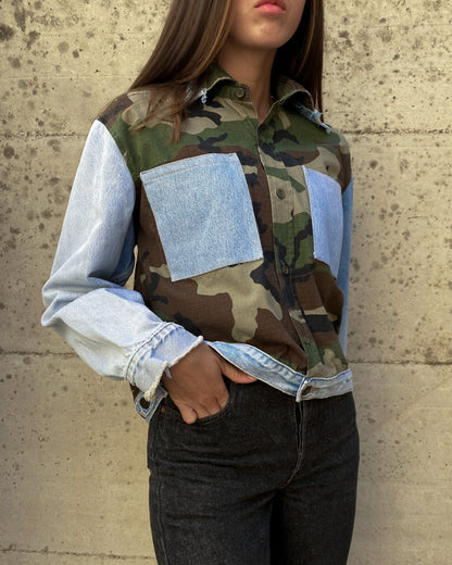 CAMO CROP SHIRT V1 - Nicolò Puccini