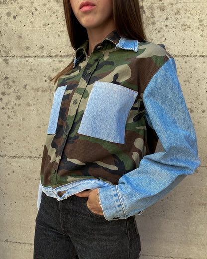 CAMO CROP SHIRT V1 - Nicolò Puccini