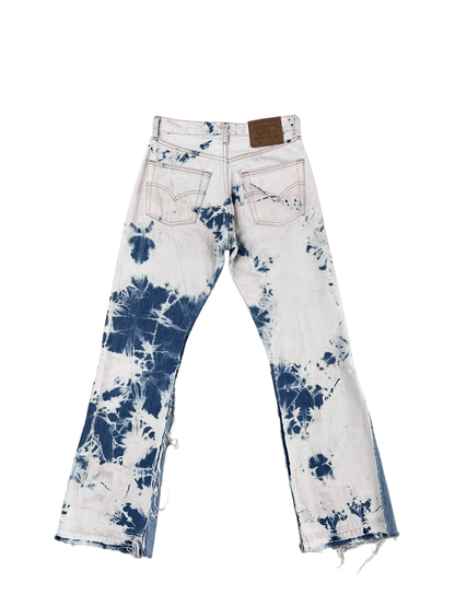 FLARED BLEACH JEANS V1 (W28) - Nicolò Puccini