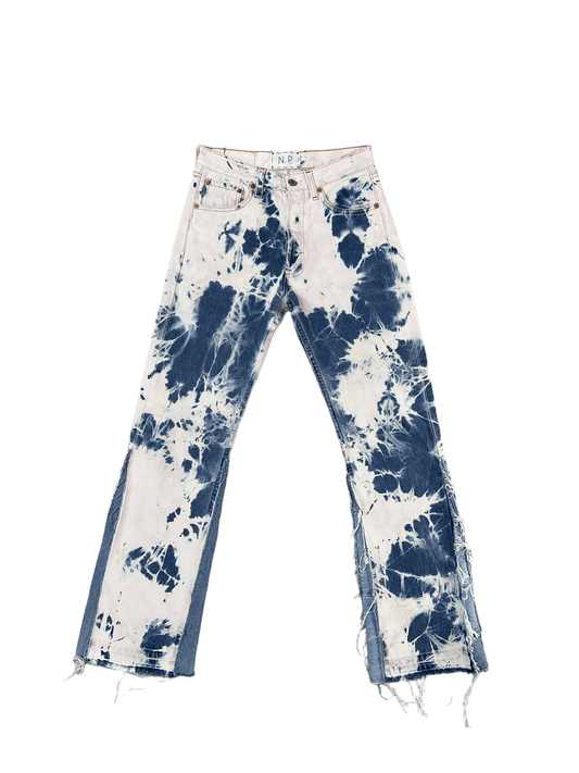 FLARED BLEACH JEANS V1 (W28) - Nicolò Puccini