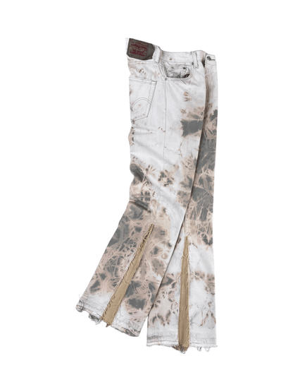 FLARED BLEACH JEANS V13 (W36) - Nicolò Puccini