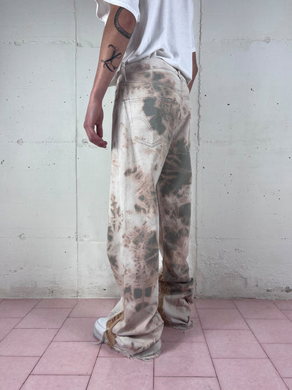 FLARED BLEACH JEANS V13 (W36) - Nicolò Puccini
