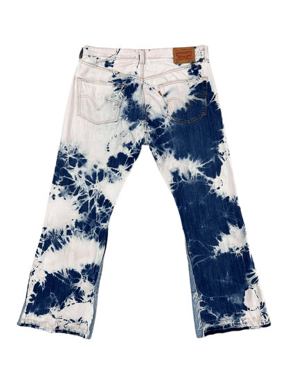 FLARED BLEACH JEANS V15 (W36) - Nicolò Puccini