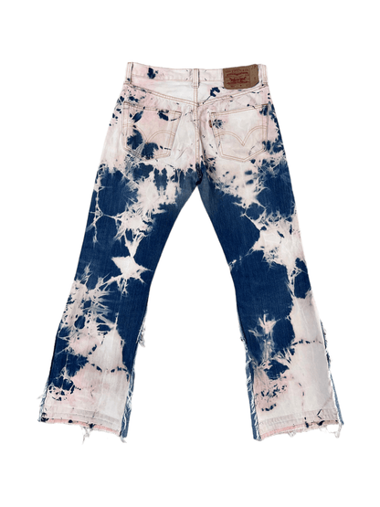 FLARED BLEACH JEANS V6 (W32) - Nicolò Puccini