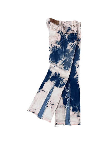 FLARED BLEACH JEANS V6 (W32) - Nicolò Puccini