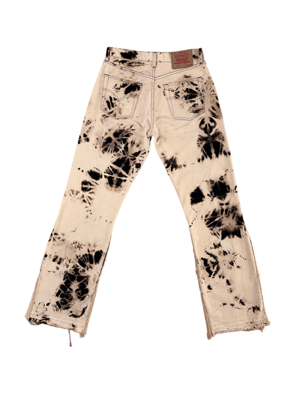 FLARED BLEACH JEANS V7 (W32) - Nicolò Puccini