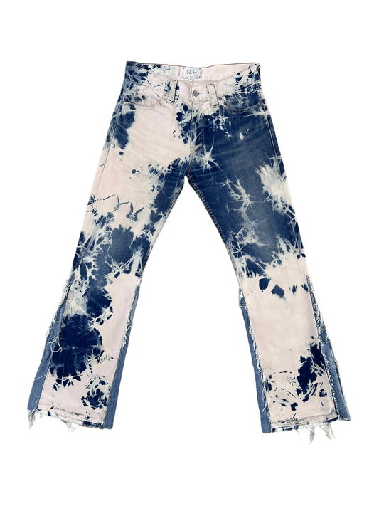 FLARED BLEACH JEANS V8 (W32) - Nicolò Puccini