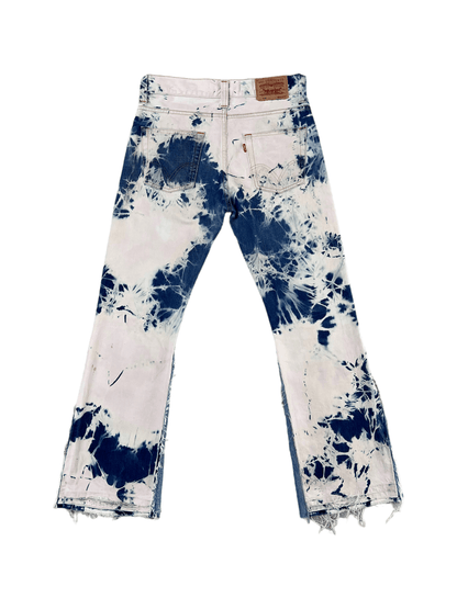 FLARED BLEACH JEANS V8 (W32) - Nicolò Puccini