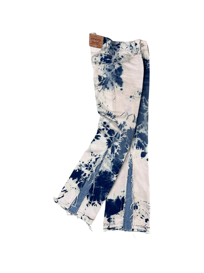 FLARED BLEACH JEANS V8 (W32) - Nicolò Puccini