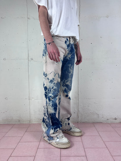 FLARED BLEACH JEANS V8 (W32)