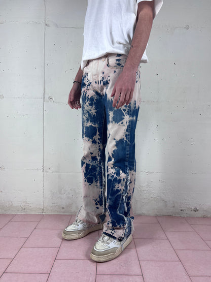 FLARED BLEACH JEANS V6 (W32)