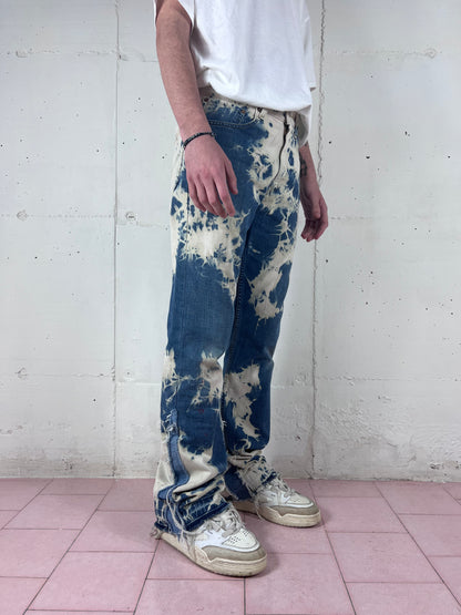 FLARED BLEACH JEANS V5